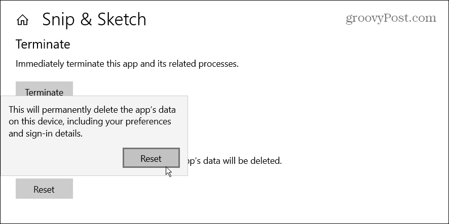 A Windows rendszeren nem működő Snip and Sketch javítása