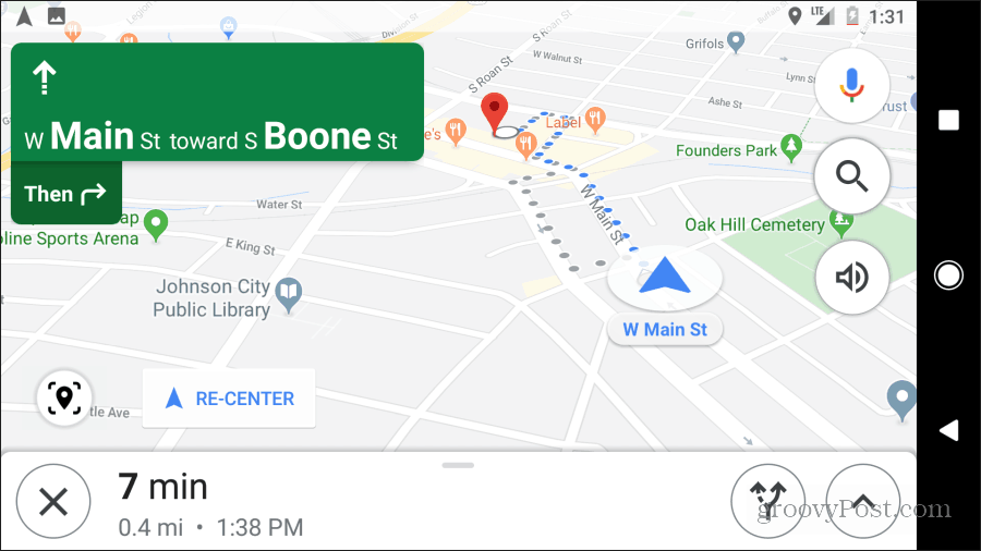 google maps gyalogos útmutatások