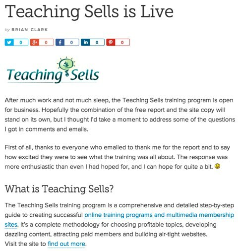 tanítás eladja a copybloggert