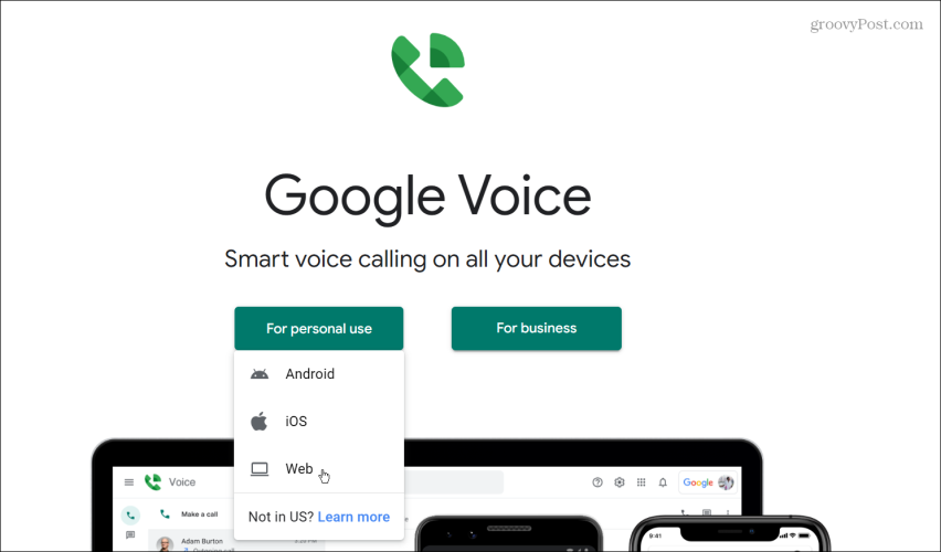 használja a Google Voice-ot, hogy számítógépről hívjon