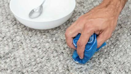 Hogyan lehet eltávolítani a hányó foltot a szőnyegen? Könnyű módszer a hányásfolt eltávolítására