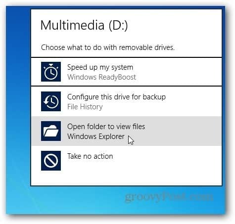 Indítsa el a Drive Windows 8 használatát