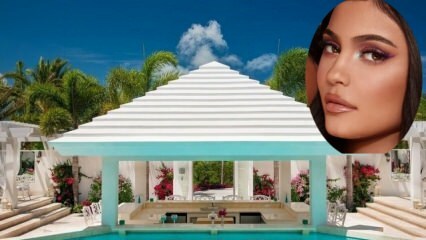 A híres csillag Kylie Jenner luxus kastélya
