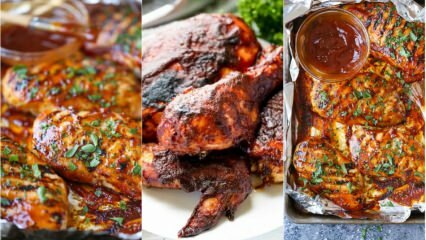 Hogyan készítsünk csirkét finom barbecue szósszal?