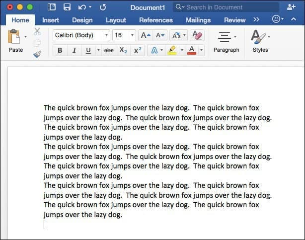 Microsoft Word for Mac 2016 Tipp: Véletlenszerű szöveget generálhat