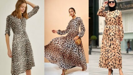 Hogyan kombinálhatjuk a leopárdmintás ruhákat? 2020 leopárdmintás modellek